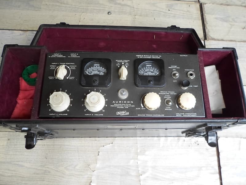 Auricon Vintage Tube Microphone Preamp Field Recording Battery Unit Untested 1950's image 1