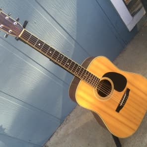 Vintage 1973 Fender F-95 Acoustic w/Used Chipboard Case | Reverb