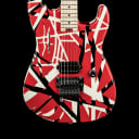 EVH Striped Series Red with Black Stripes #01388