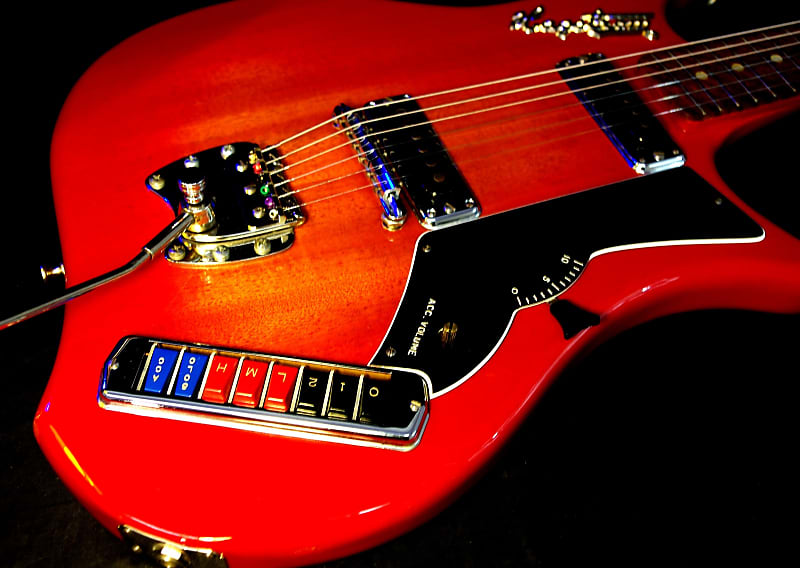 Hagstrom Impala 1965 Red Sunburst. VINTAGE. Stylish Guitar