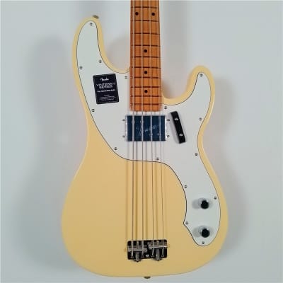 Fender Vintera II 70s Telecaster Bass, Maple Fingerboard, Vintage White, B-Stock for sale