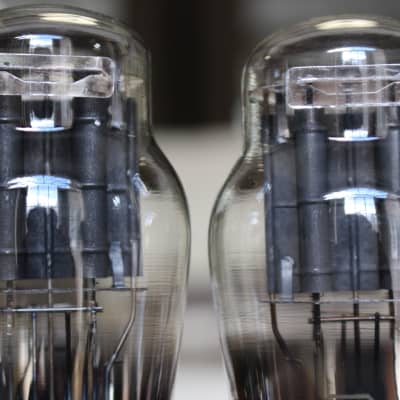 Pair Early Tube UX - 2A3 NEC Tension Spring Coil Atop Japan