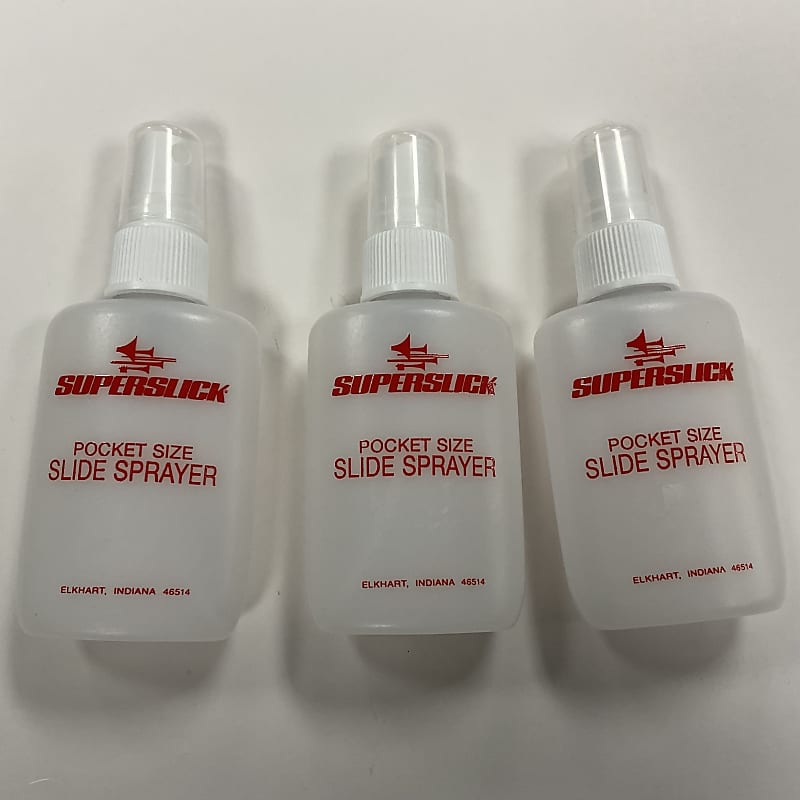 Lot of Three (3) SUPERSLICK Trombone Pocket Sprayer Bottles Reverb