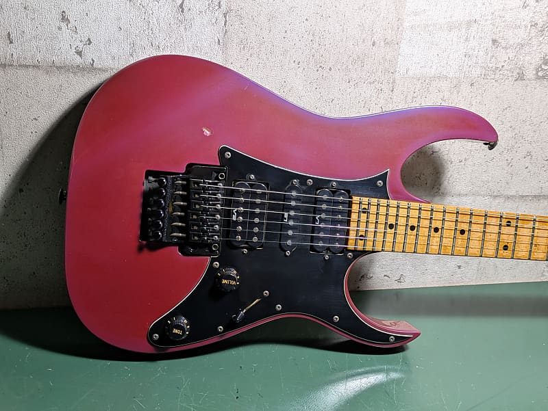 ギター Ibanez RG550 1991 Fujigen Ibanez RG550-PN 1991 Purple Neon Fujigen Japan | Reverb