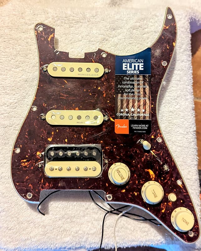 Fender American Elite Stratocaster Loaded Pickguard S1 Gen 4 Reverb