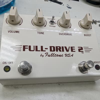 Fulltone Full-drive 2 Limited Edition Custom Shop White | Reverb