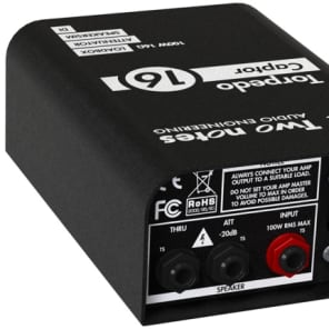 Two Notes Torpedo Captor Reactive Loadbox DI and Attenuator - 16-ohm image 5