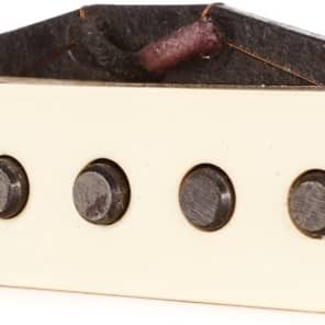 Seymour Duncan Antiquity Texas Hot Middle (RWRP) Strat Single Coil Pickup - Aged White image 3