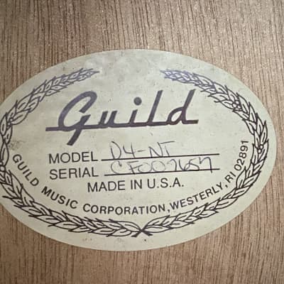 Guild D-4 1991 - 1994 | Reverb