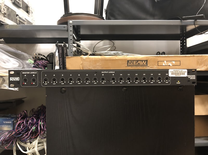 Rane DA2165 Distribution Amplifier Reverb