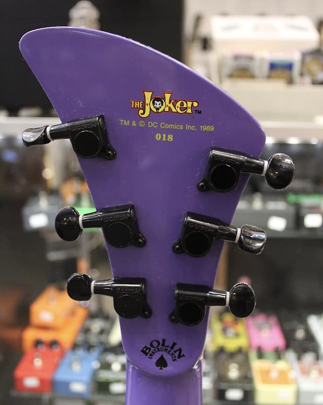 1989 Bolin Batman and Joker Limited Edition no's 18 of both Guitars