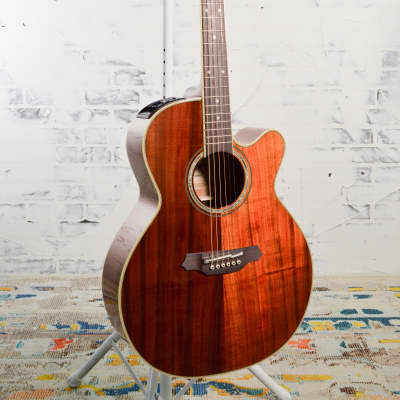 Takamine Legacy JEF508KC Acoustic-electric Guitar - Natural Koa image 3
