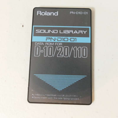 Roland PN-D10-01 - Unique D-Sounds - Sound Library card for D10, D20, D110  | Reverb