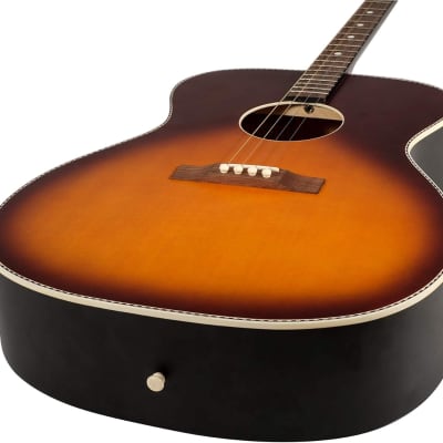 Recording King 4 String Acoustic Guitar, Right, Tobacco Sunburst (ROST-7-TS) image 4
