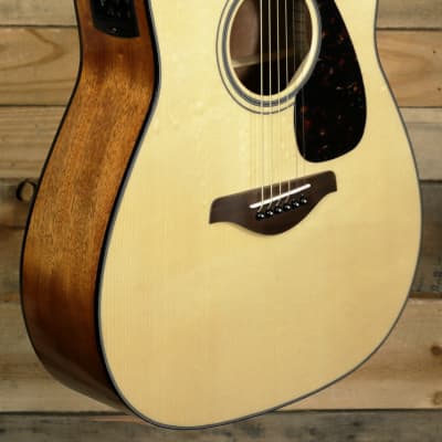 Yamaha FGX800C Acoustic Electric Guitar Natural for sale