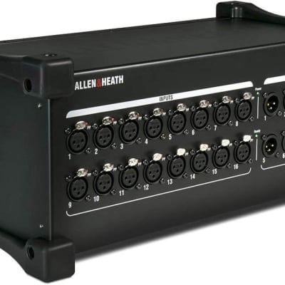 Allen & Heath AH-DX168 16 x 8 audio expander with dLive 96kHz mic preamps (96kHz/48kHz) image 2