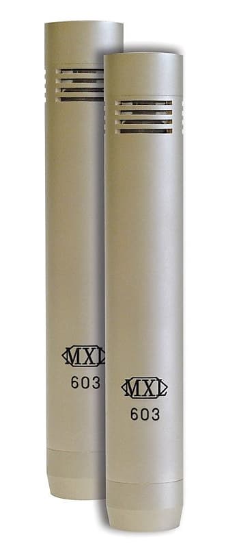 MXL Instrument Microphones with Shock Mounts & Deluxe Carrying Case - 603S Pair image 1