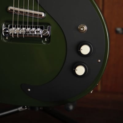 Danelectro '59M Blackout Electric Guitar Green Envy image 5