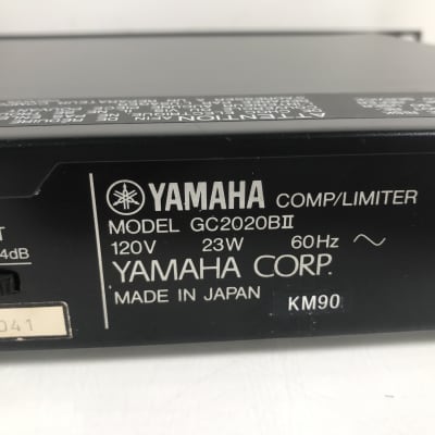 Yamaha Compressor / Limiter Model GC 2020B image 4