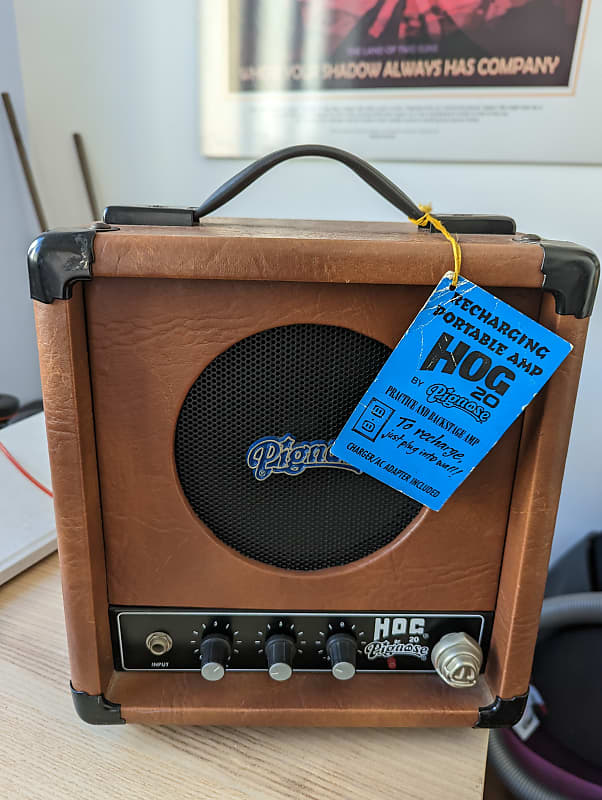 Pignose 7 200 Hog 6.5 20 Watt Guitar Combo Amp mid 90s Brown Reverb