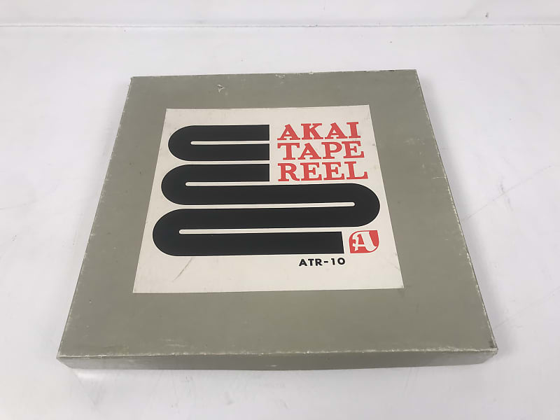 AKAI ATR 10&quot; Polished Aluminum Take Up Reel 1/4 Empty Tape Reel 10.5&quot;  			