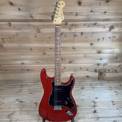 Fender Noventa Stratocaster Electric Guitar - Crimson Red Transparent image 2