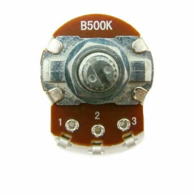 B500K ohm Guitar Pot 24mm Dia / 18mm Shaft - Tone Volume Potentiometer for sale