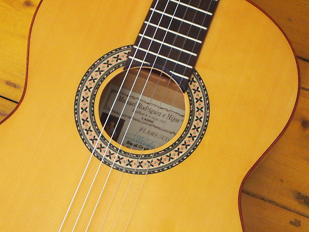 Solid Spruce top Spanish Flamenco guitar Manuel Rodriguez C3F