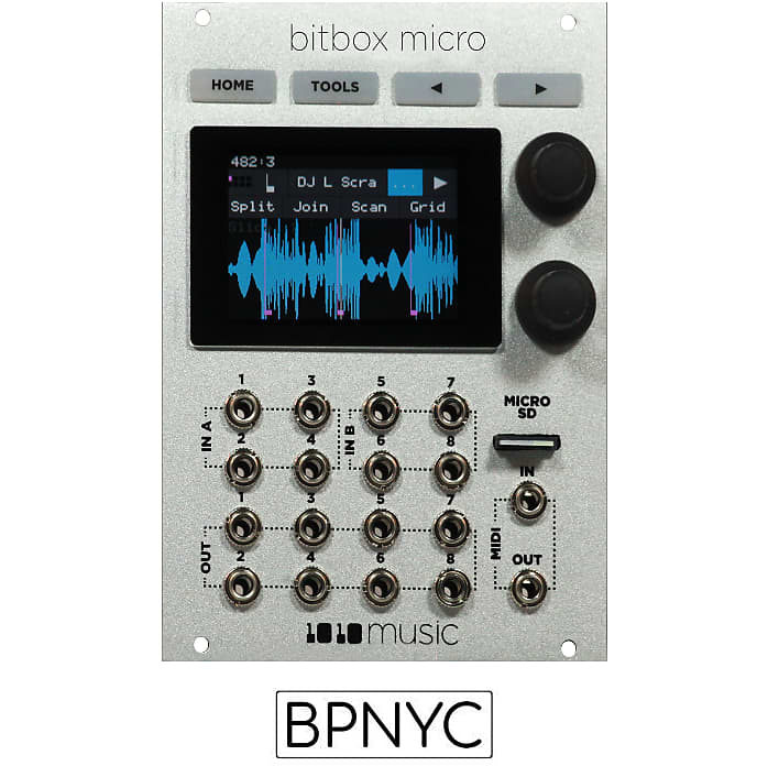 1010 Music Bitbox Micro SILVER (BPNYC) image 1