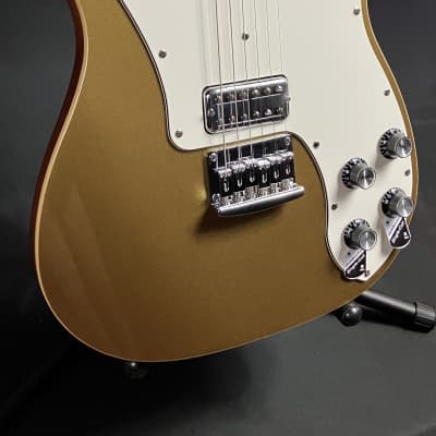 Schecter PT Fastback Electric Guitar Gold Top Finish image 3