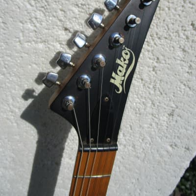 Mako Stratocaster Guitar, 1980's, Korea,  Fresh Setup image 2