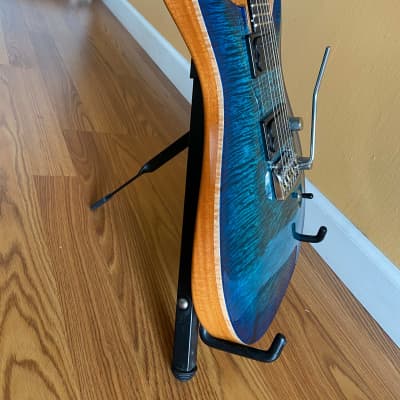 Carvin CT624 2014 Deep Blue Flame CT 624 Kiesel Gotoh 510ts-bs image 5