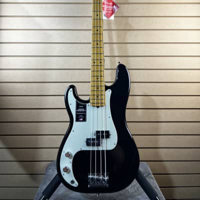 Fender American Professional II Precision Bass LH - Black w/ Maple FB + OHSC & PLEK*D #107 image 4