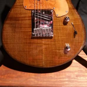 Mint/Near Mint Tinsley Custom  Double Cutaway Solid Body 2012 Natural Gloss image 10