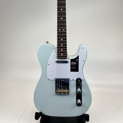 Fender American Performer Telecaster with Rosewood Fretboard 2021 Satin Sonic Blue image 1