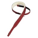 Levy's PMB42 Leather Banjo Strap, Cranberry