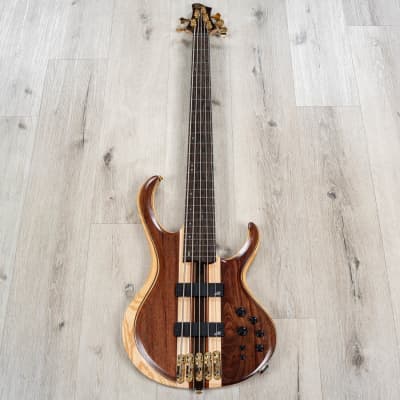 Ibanez BTB1835 BTB Premium Series 5-String Bass, Panga Panga, Natural Shadow image 3