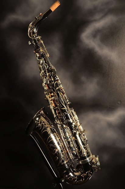 Jean Baptiste JB686ABS Deluxe Alto Sax With Gun Metal Finish
