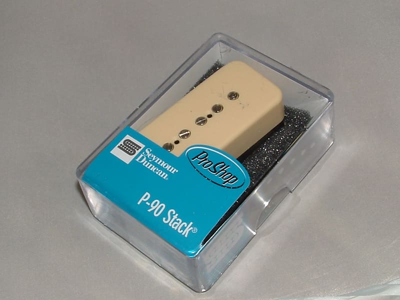 Seymour Duncan STK-P1n P90 Soapbar Stack Neck Pickup  (Cream)  New with Warranty image 1