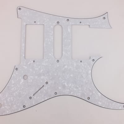 White Pearl Scratch Plate Pickguard for Ibanez JEM Junior electric guitar