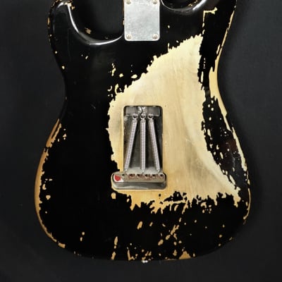 Fender Eric Clapton Blackie Strat MB by Yuri Shishkov 2006 Original flightcase and all case candies! image 4