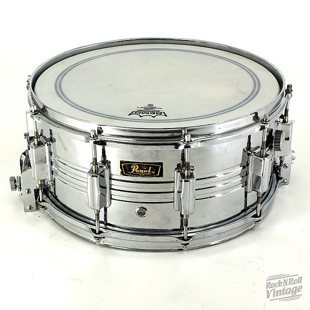 Pearl Jupiter 6.5X14 Chrome Over Brass Snare Drum | Reverb