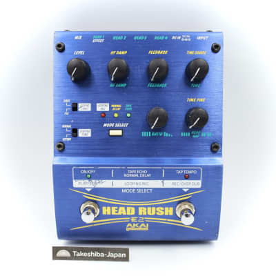 AKAI Professional Head Rush E2 Delay Guitar Effect Pedal 0404100120 for sale