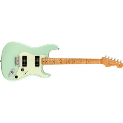 Fender Noventa Stratocaster Electric Guitar, Maple Fingerboard, Surf Green image 9