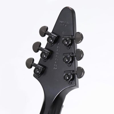 ギター Gibson LTD Flying V Gothic II EMG 2006 Gibson Flying V Gothic II Matte Black EMG's