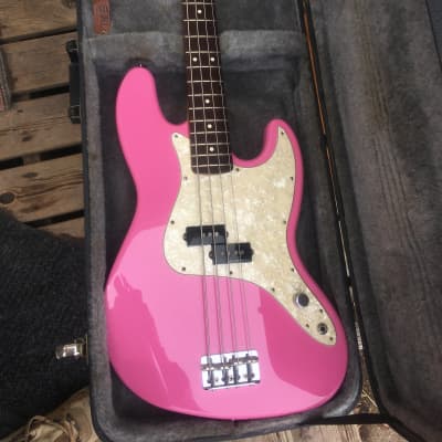 Custom Pink 2001 Mark Hoppus Fender Bass w/ Hardshell image 1