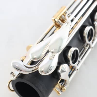 Backun Lumiere Custom Clarinet in A Grenadilla Gold Posts Silver Keys BRAND NEW image 22