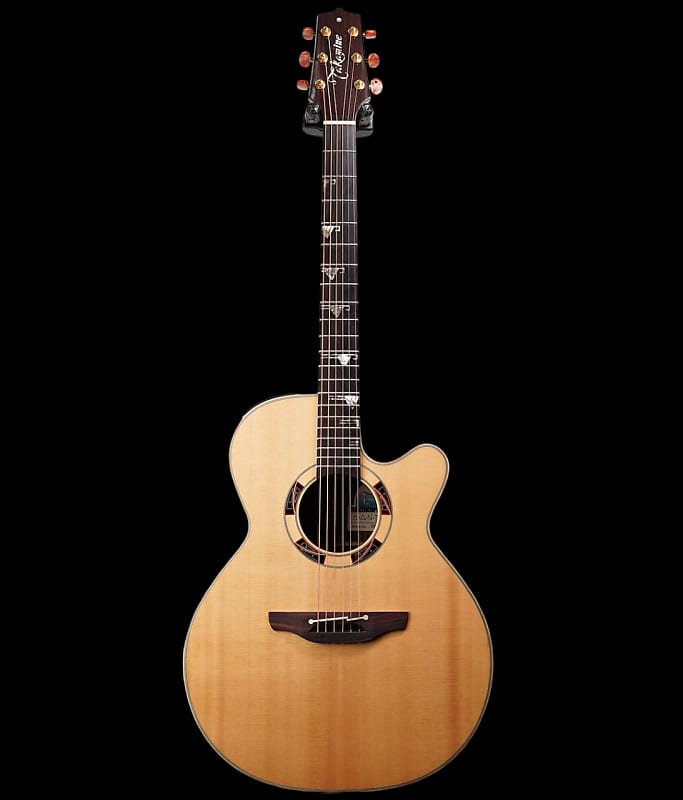 Takamine DSF48C Solid Spruce Top NEX Acoustic / Electric Guitar, Gloss Natural image 1