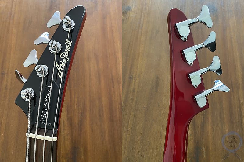 Aria Pro II Bass, RSB Formula, Active P/J, Wine Red, MIJ 1986 | Reverb