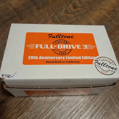 Fulltone Custom Shop FD-3 Full Drive 3 20th Anniversary Edition